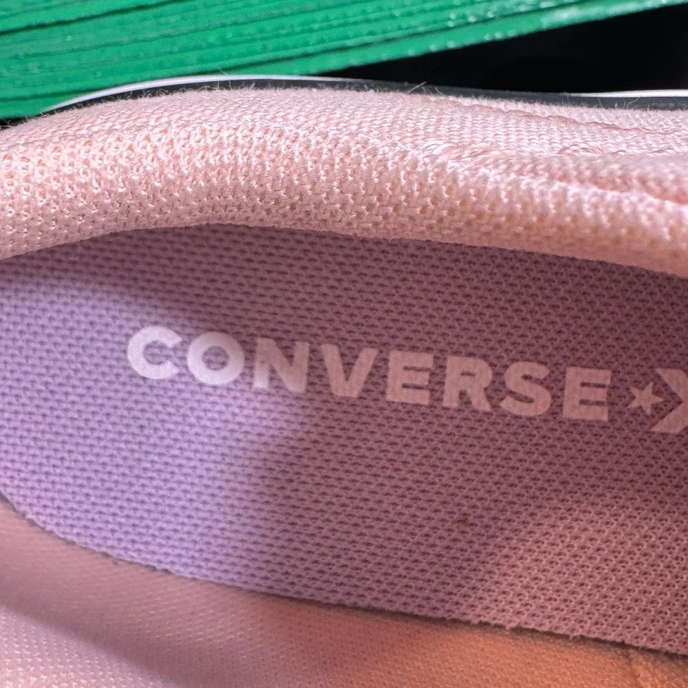 Converse Chuck Taylor All Star Low Top Kids Size 13 Peach Purple Butterfly